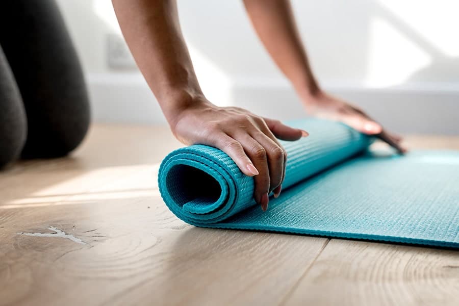 best yoga mat for carpet